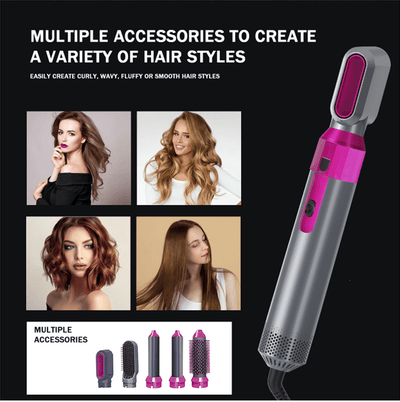 Hot Air Brush (5 - in - 1) - Emiratec