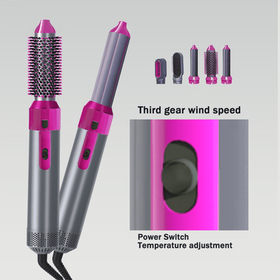 Hot Air Brush (5 - in - 1) - Emiratec