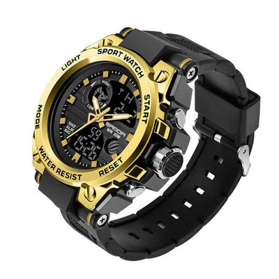 Outdoor Sports Dual Display Movement Multi - kinetic Energy Electronic Watch - Emiratec