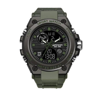 Outdoor Sports Dual Display Movement Multi - kinetic Energy Electronic Watch - Emiratec