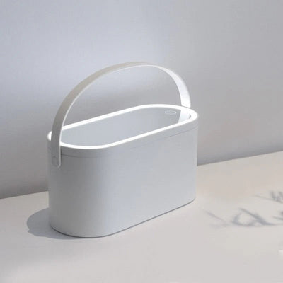 Portable LED Light Storage Box Beauty And Makeup Mirror - Emiratec