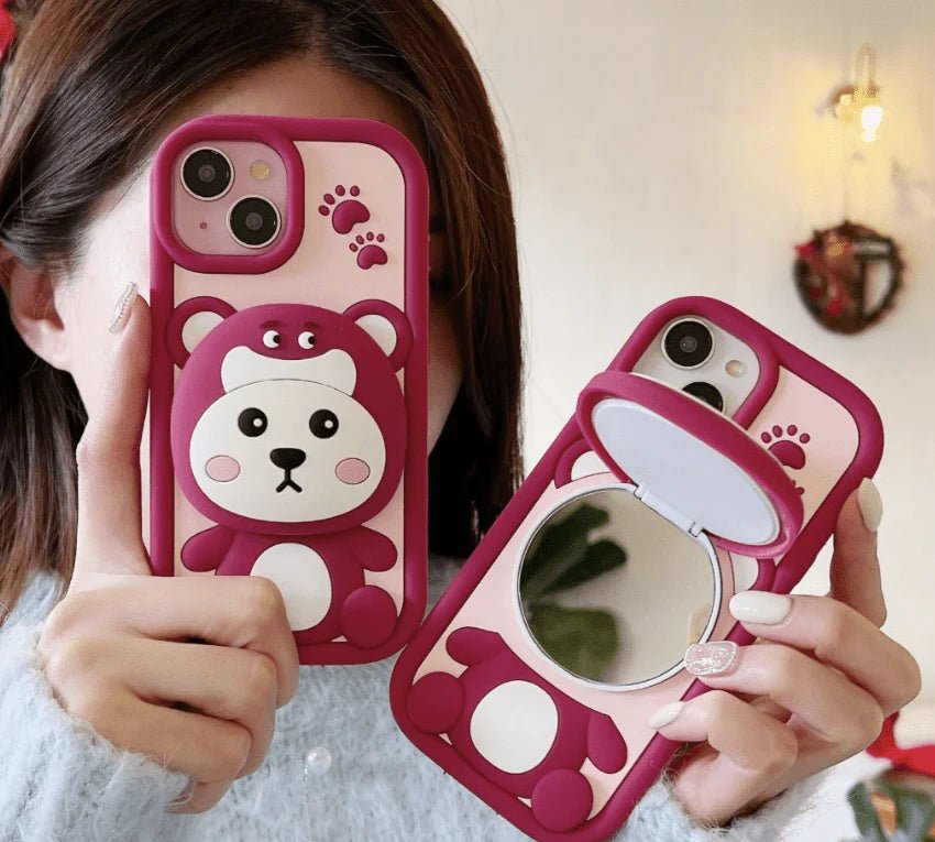 Silicone 3D Design Cartoon iPhone Case - Emiratec